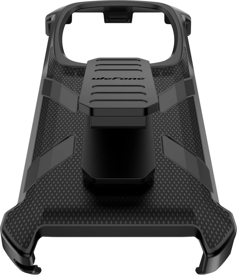 Mbështjellës Ulefone Armor 28 Ultra/28 Ultra Thermal, plastikë, me karabiner dhe klips, i zi