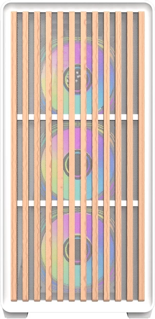 Kasë, Darkflash DS900WD, ATX/M-ATX/ITX Midi Tower, panel anësor xhami të kalitur, pa ventilatorë, e bardhë
