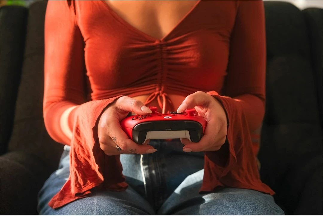 Gamepad Microsoft Xbox Wireless Controller QAU-00012, Bluetooth/USB, i kuq