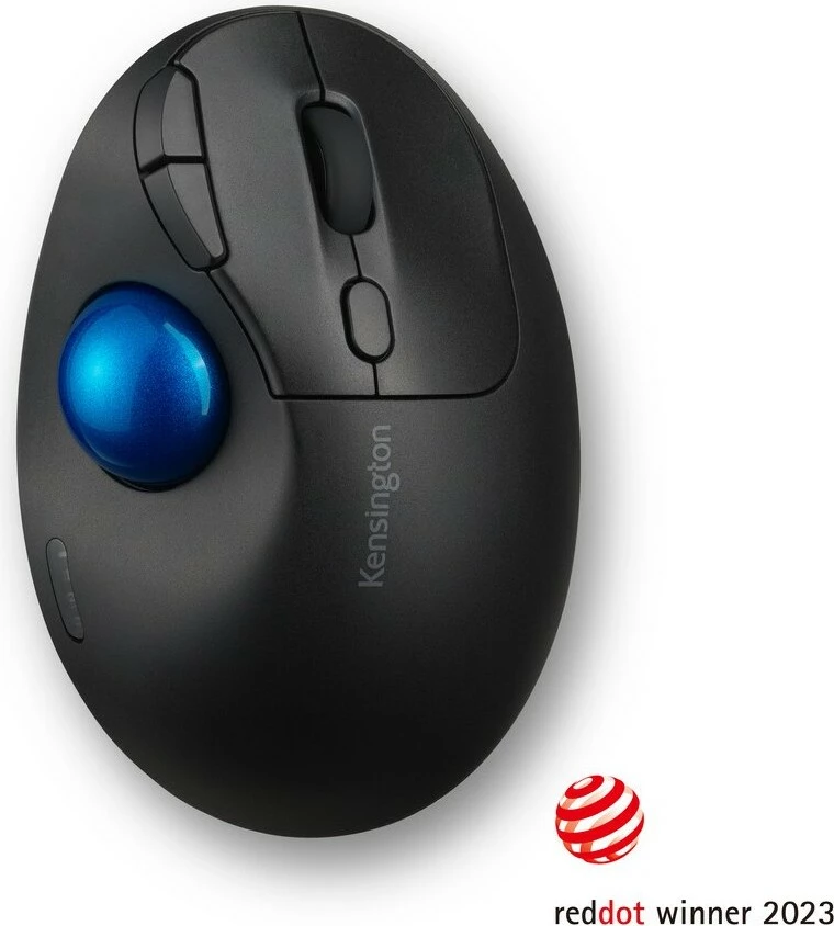 Trackball Kensington Pro Fit Ergo TB450, RF Wireless + Bluetooth, 1600 DPI, Zi, Blu