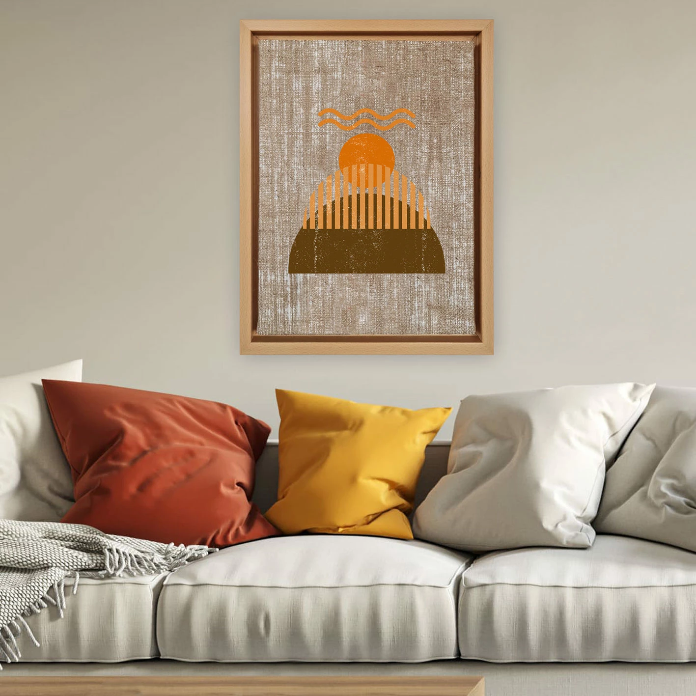 Pikturë dekorative në kanavacë Wallity, LNJ21803389440 - 96136, shumëngjyrëshe, 96x136cm