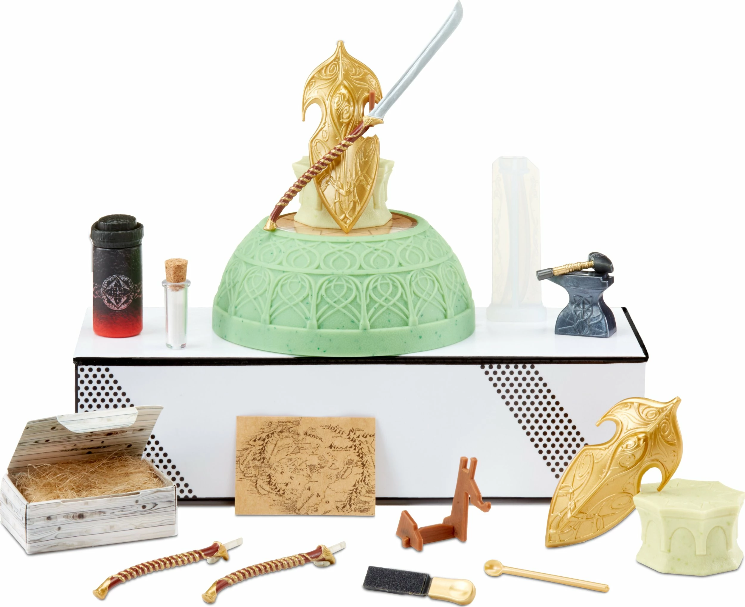 Set miniaturash kreative DIY MGA Miniverse Mini Lord of the Rings, surprizë ball