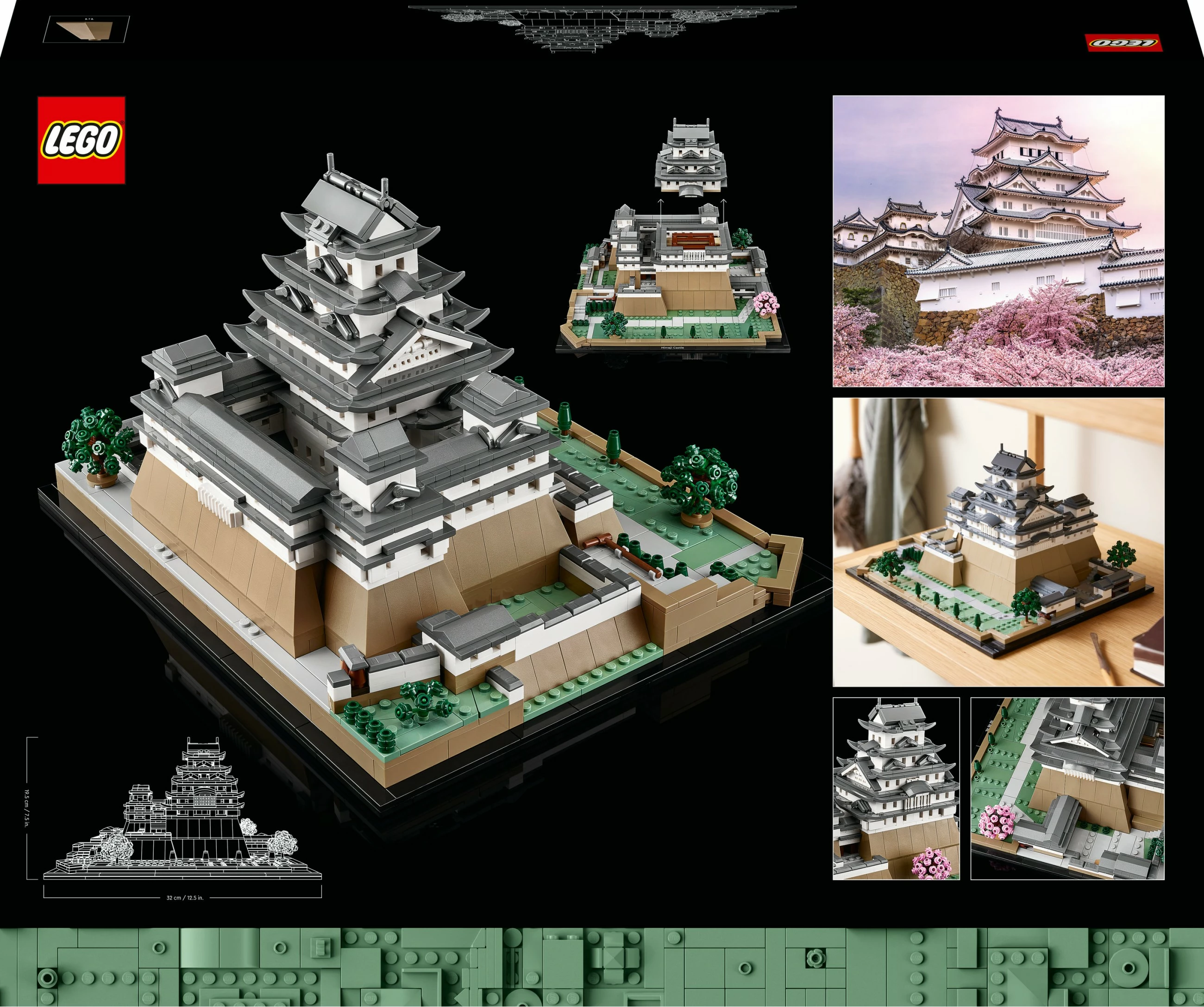 Set ndërtimi LEGO Himeji Castle, 21060, 2125 pjesë, shumëngjyrësh
