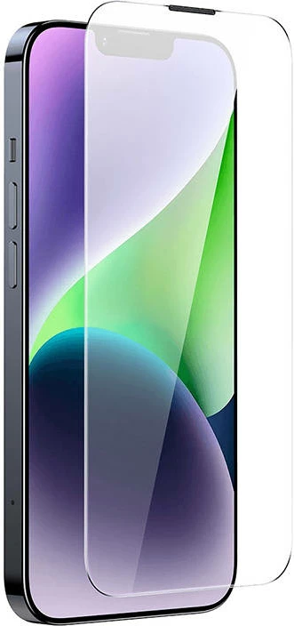 Xham i temperuar Baseus SGKN030702 për iPhone 13 Pro Max/14 Plus, 0.4mm, me set pastrimi