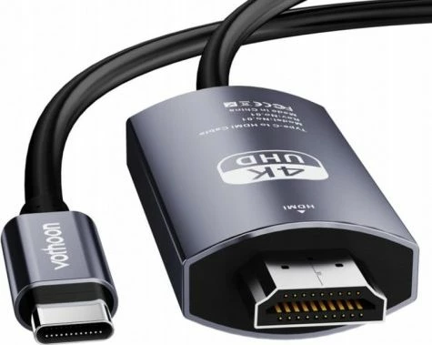 Adapter USB-C në HDMI Zenwire 1014801676, 2m, 4K@30Hz, i zi