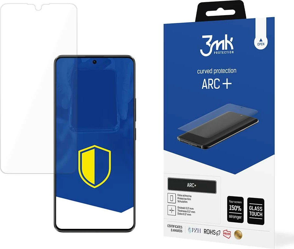 Folje mbrojtëse 3mk ARC+ për Xiaomi Poco X6 Pro 5G, Transparent