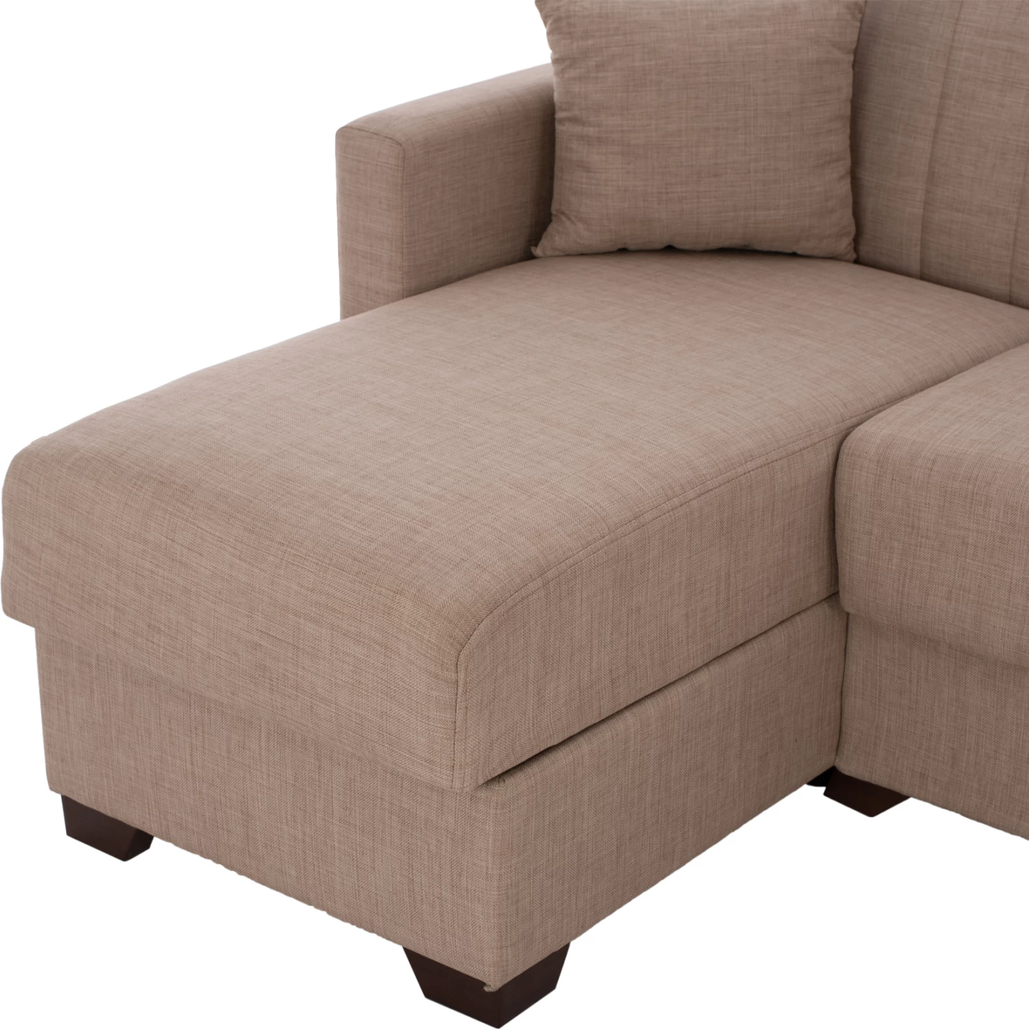 Divan qoshe, shtrat, i kthyeshëm, FH3244.04, 200x133x77 cm, bezhë