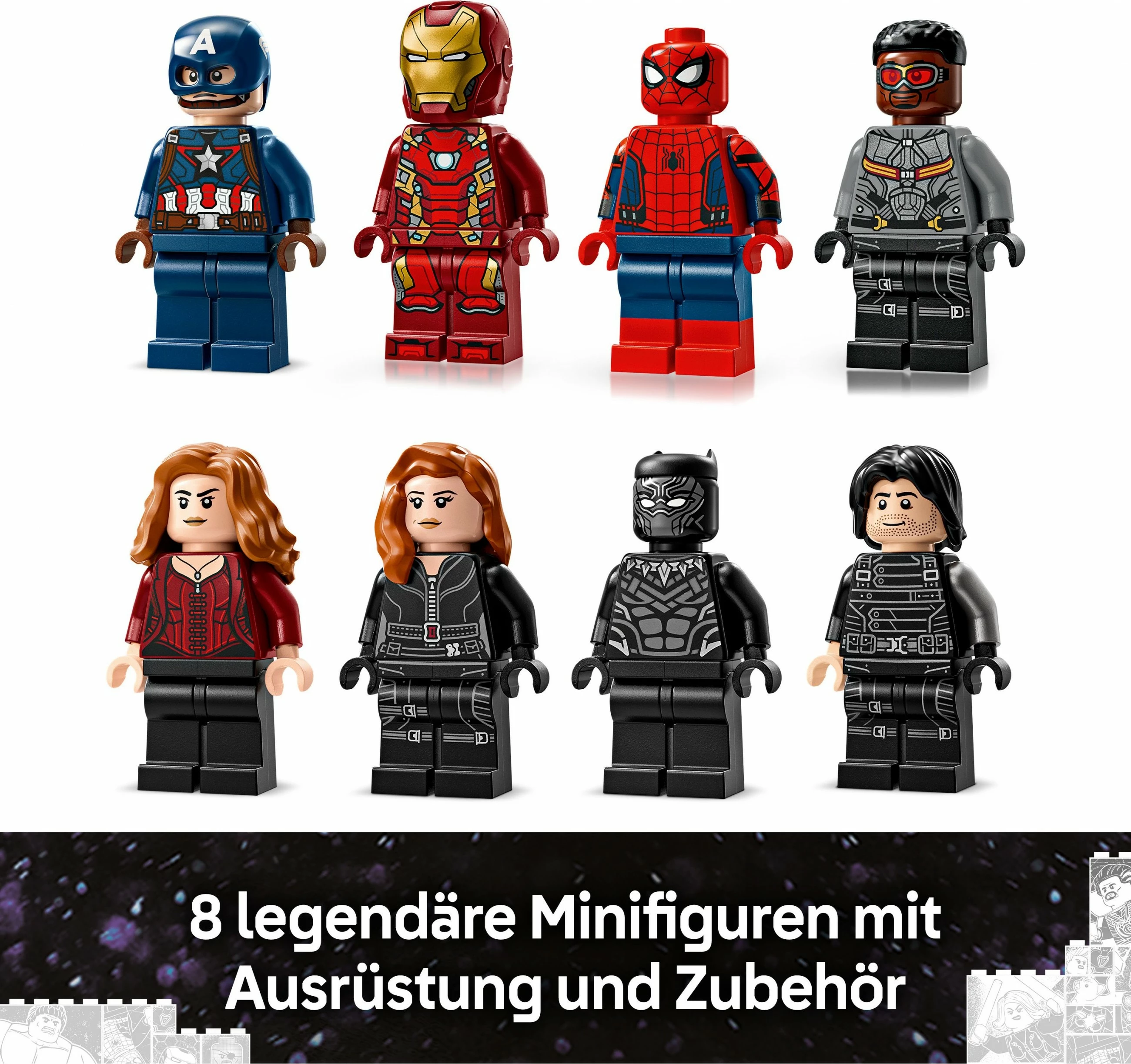 Set ndërtimi LEGO Super Heroes Marvel Captain America: Civil War, shumëngjyrësh