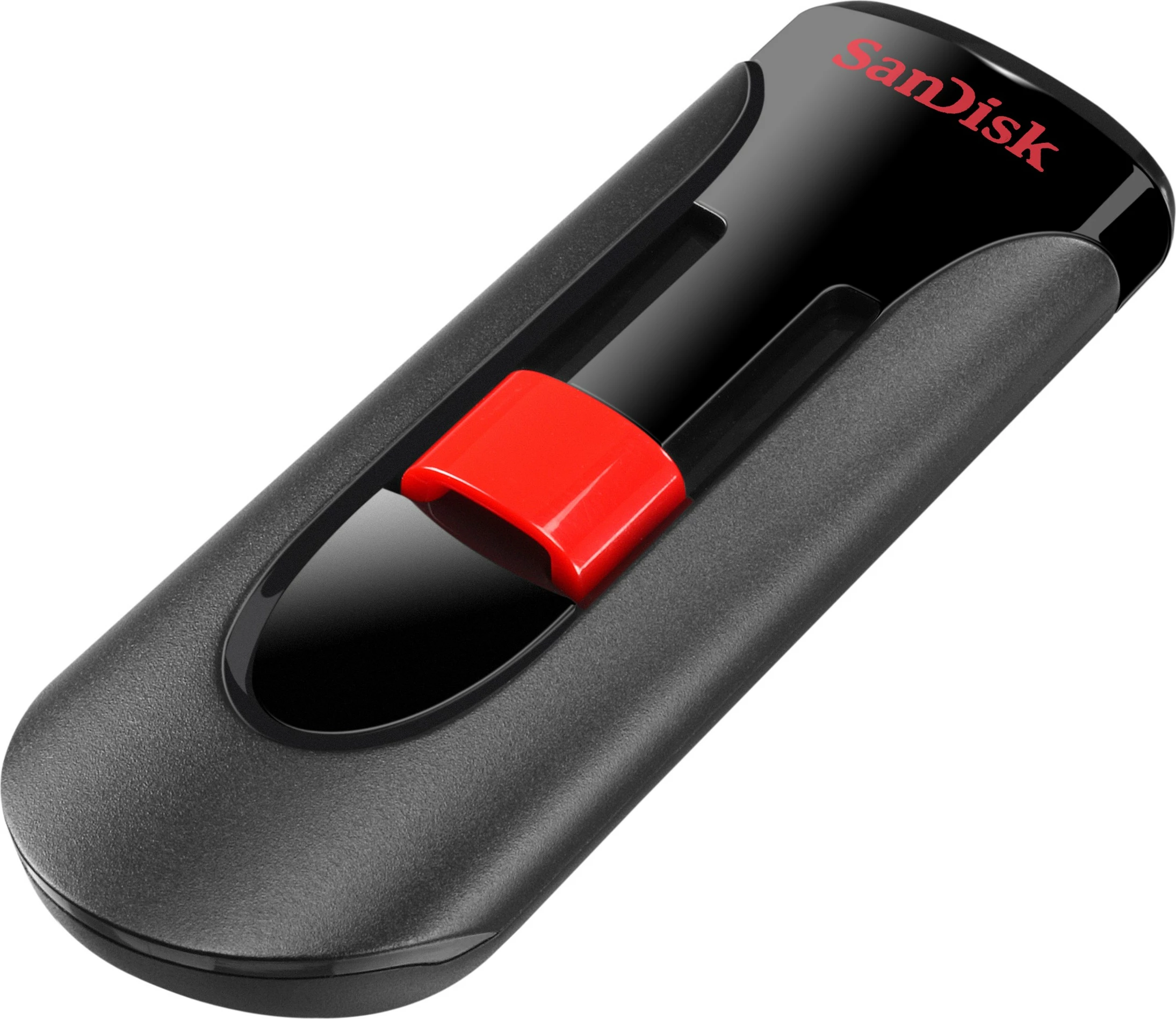 USB stick SanDisk Cruzer Glide 64GB, USB 2.0, zi/kuqe