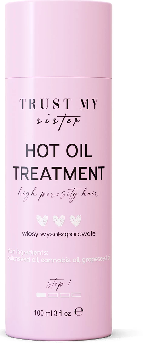 Vaj trajtues për flokë për femra Trust My Sister për flokë me porozitet të lartë, 100ml