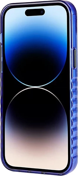 Mbështjellës Audi IML Big Logo MagSafe për iPhone 14 Pro, Blu