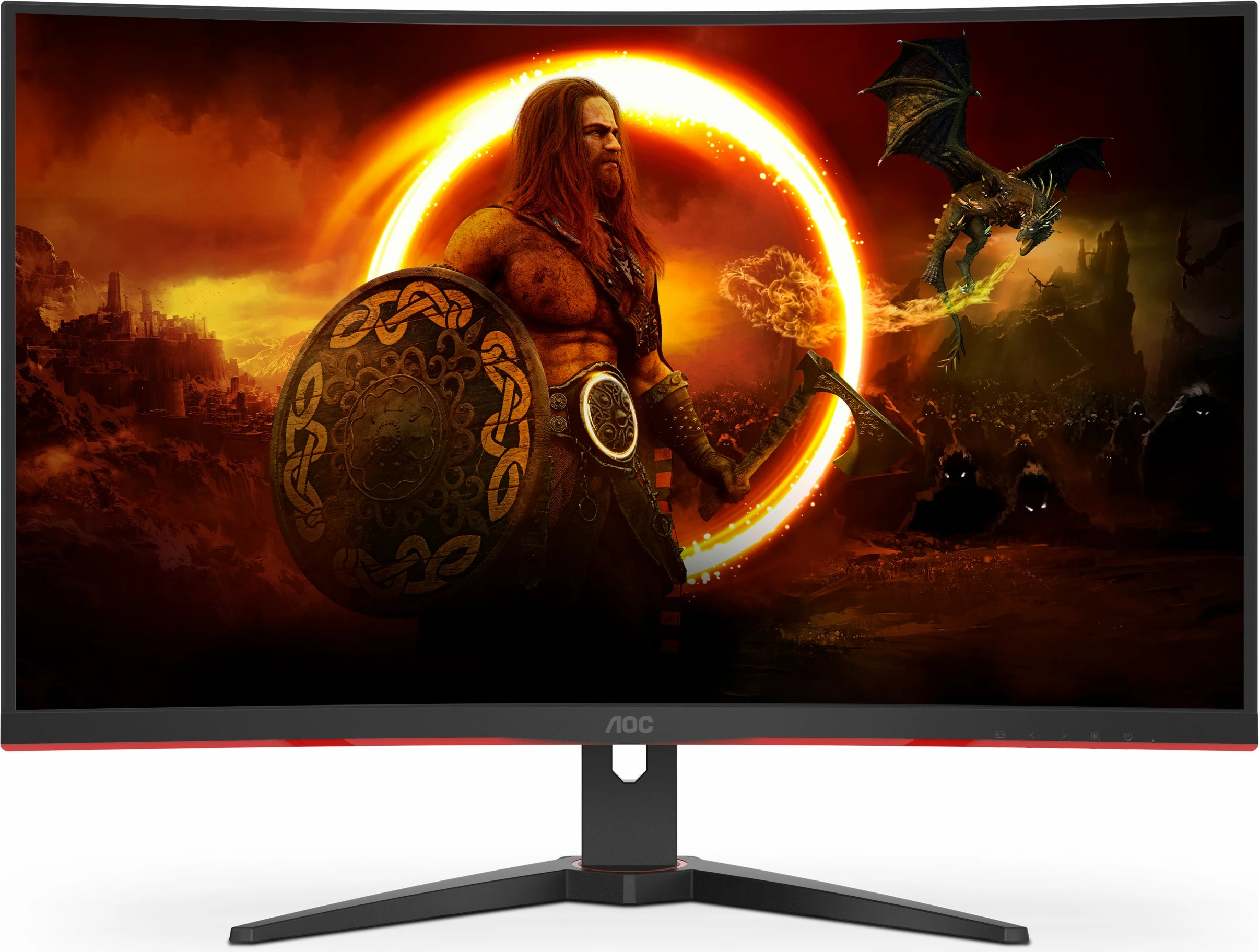 Monitor AOC G2 CQ32G2SE/BK, 31.5", 2K Ultra HD, LED, 1 ms, i zi, i kuq