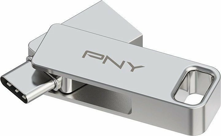 Pendrive PNY Duo-Link 64GB USB 3.2 Gen 2 (USB-C/USB-A), argjendtë
