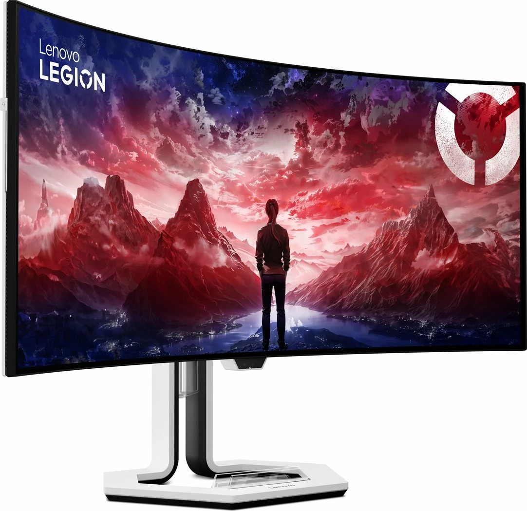 Monitor gaming Lenovo Legion Pro 34WD-10 (67C9UAC1EU) 34" OLED UWQHD 240Hz i lakuar, zi/bardhë