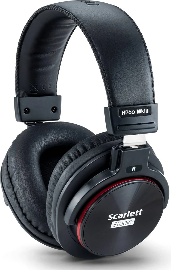 Set studio Focusrite Scarlett 2i2 Studio me mikrofon, kufje dhe interfejs audio, Kuqe