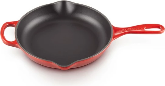 Tigan i rrumbullakët Le Creuset 23cm, gize, smalt, i kuq