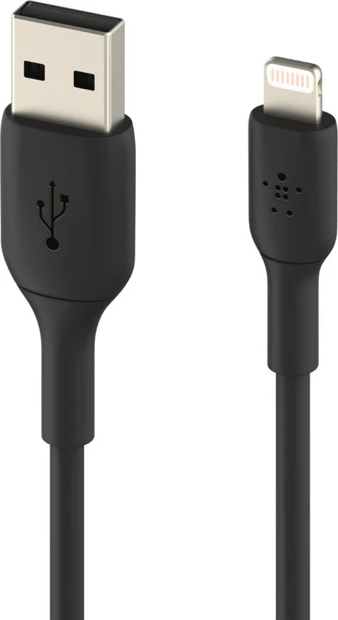 Kabllo Belkin CAA001BT1MBK, 1 m, Lightning, USB A, Ngjyrë e zezë