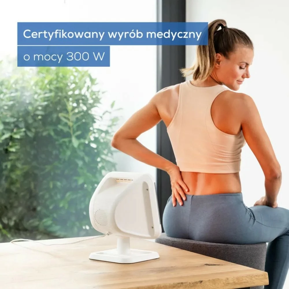 Llampë infrakuqe, Beurer, IL60, 300 W, timer, filtër qelqi qeramik, e bardhë