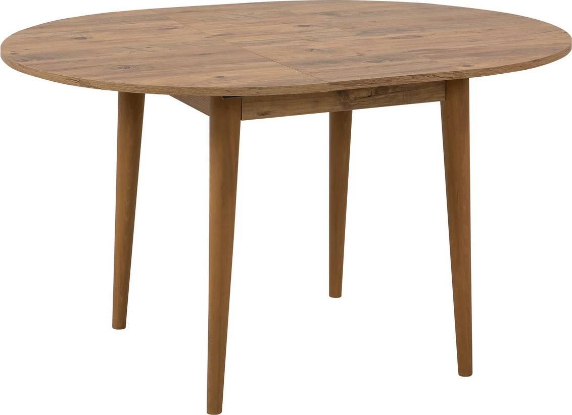 Tavolinë me karrige për ngrënie, e zgjatshme, 5 copë, Skye Decor Vina 1501, ngjyrë Atlantic Pine, antracit