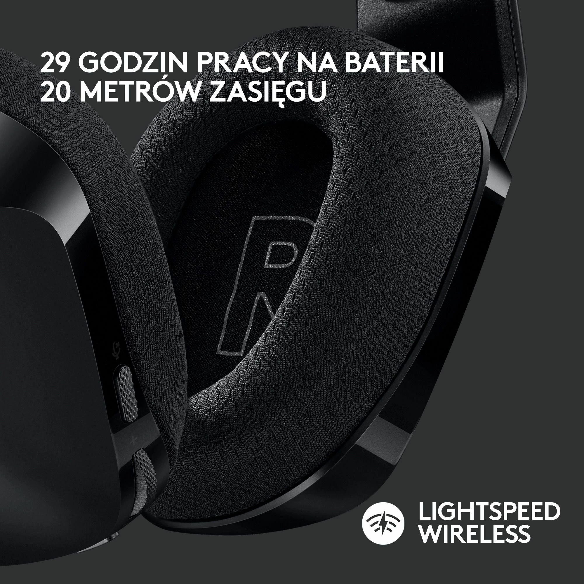 Kufje gaming Logitech G733 LIGHTSPEED 7.1 Wireless RGB, të zeza (981-000864)