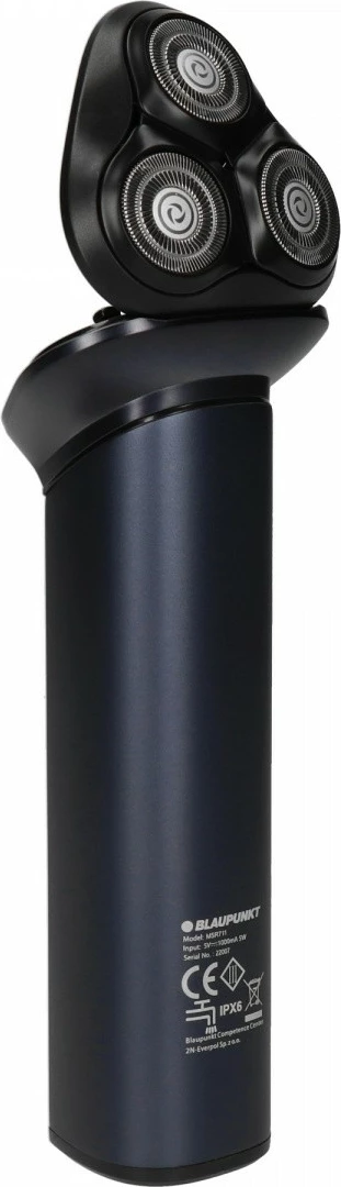 Makinë rroje Blaupunkt MSR711, për meshkuj, me trimmer, 200 min, USB-C, e zezë/grafit