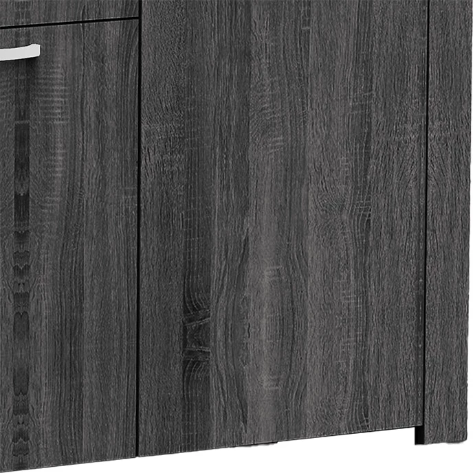 Bufe Kinley ngjyrë gri-wenge 210x40x82cm