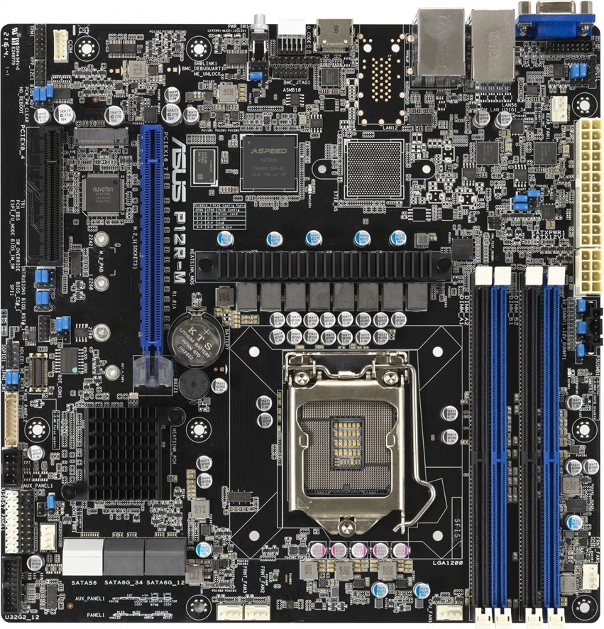 Pllakë amë ASUS P12R-M, Intel C252 LGA, 200 micro ATX