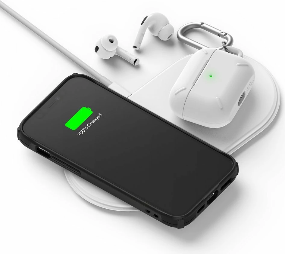 Mbështjellës Ringke Fusion X Design për iPhone 12 mini, PC+TPU, i zi/rozë