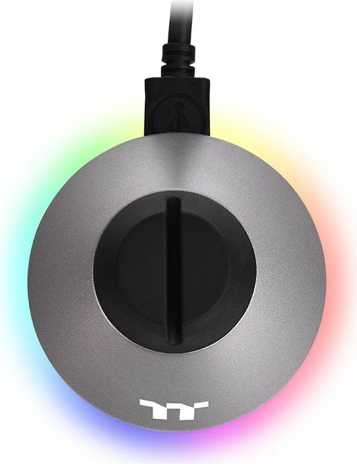 Mbajtës kabllo maus Thermaltake ARGENT MB1 RGB, plastikë, gri