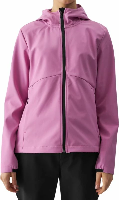 Jakne softshell 4F femra, rozë
