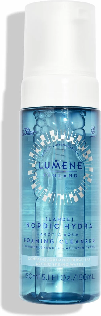 Shkumë pastruese fytyre për femra Lumene Nordic Hydra Lahde Arctic Aqua Foaming Cleanser 150ml