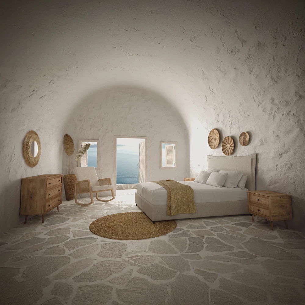Degë artificiale dekorative, bambu, natyrale e zezë, 60x25x140 cm