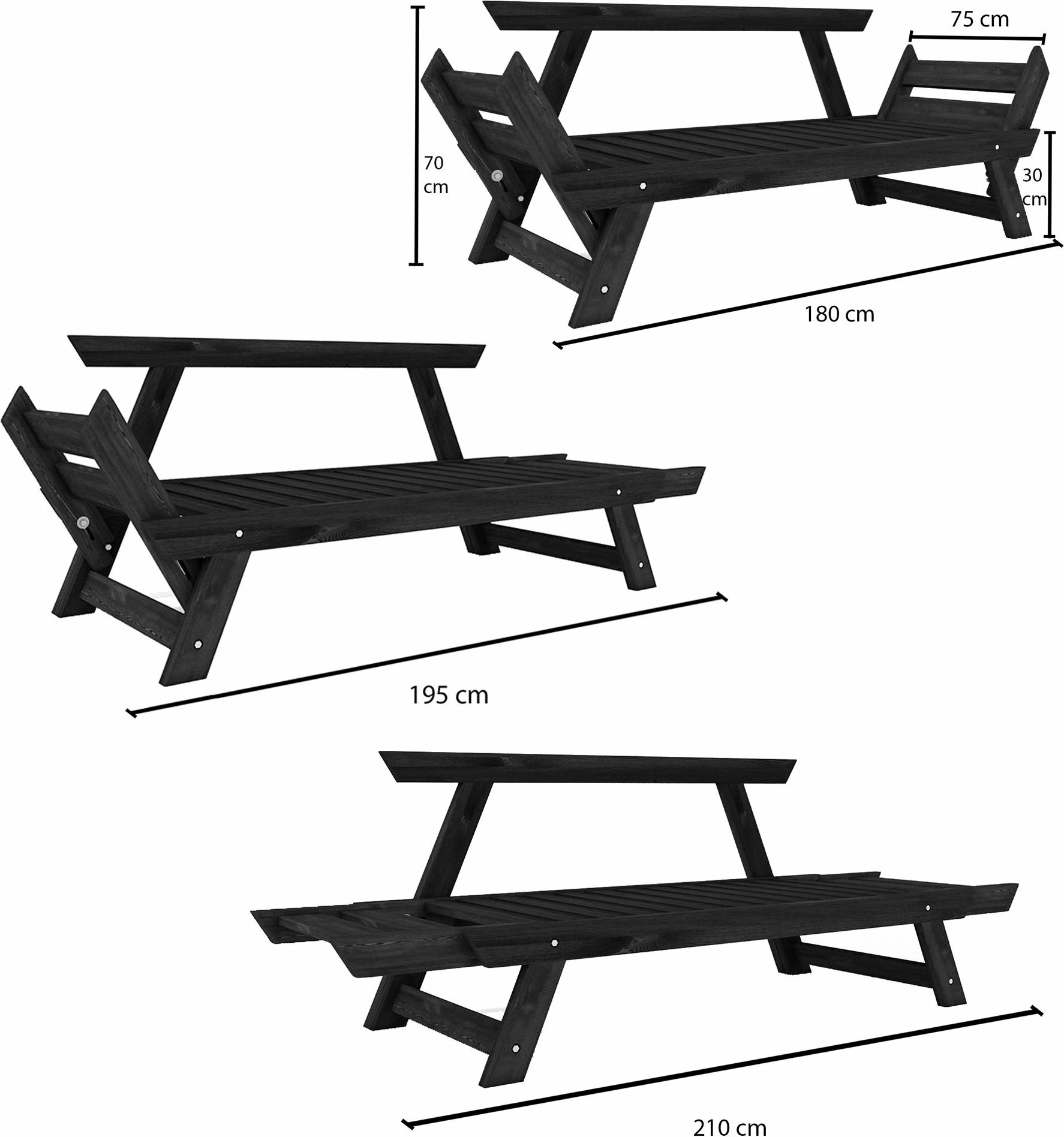 Divan-dyshek 2 vende, Skye Decor, teak dhe portokalli, CPT8172-210