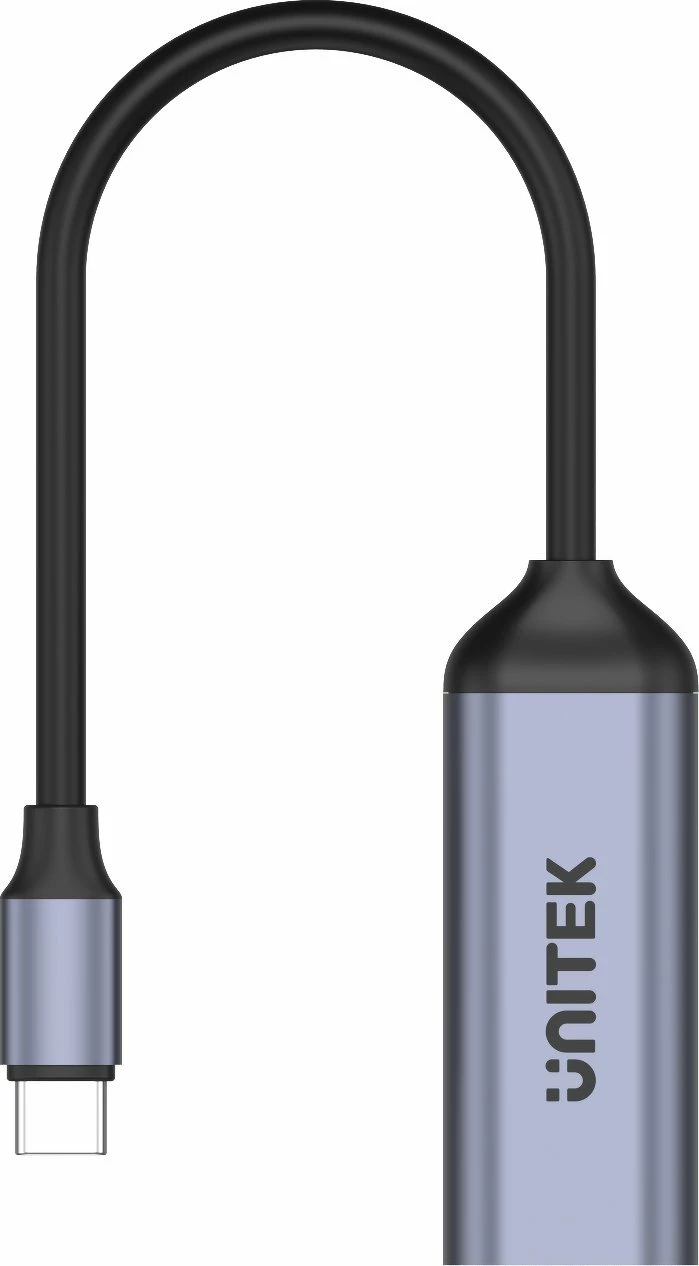 Adapter USB-C në DisplayPort Unitek V1415A 8K/60Hz 4K/144Hz, gri