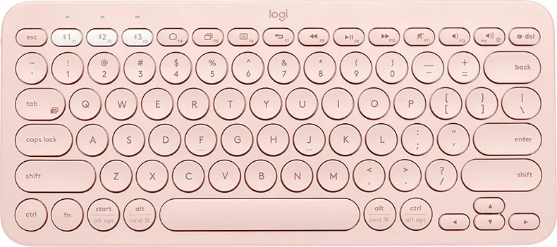 Tastierë Logitech K380, mini, Bluetooth, rozë