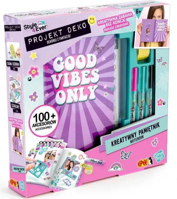 Set kreativ Epee Project Deko, ditar personal, me aksesorë, për vajza, shumëngjyrësh