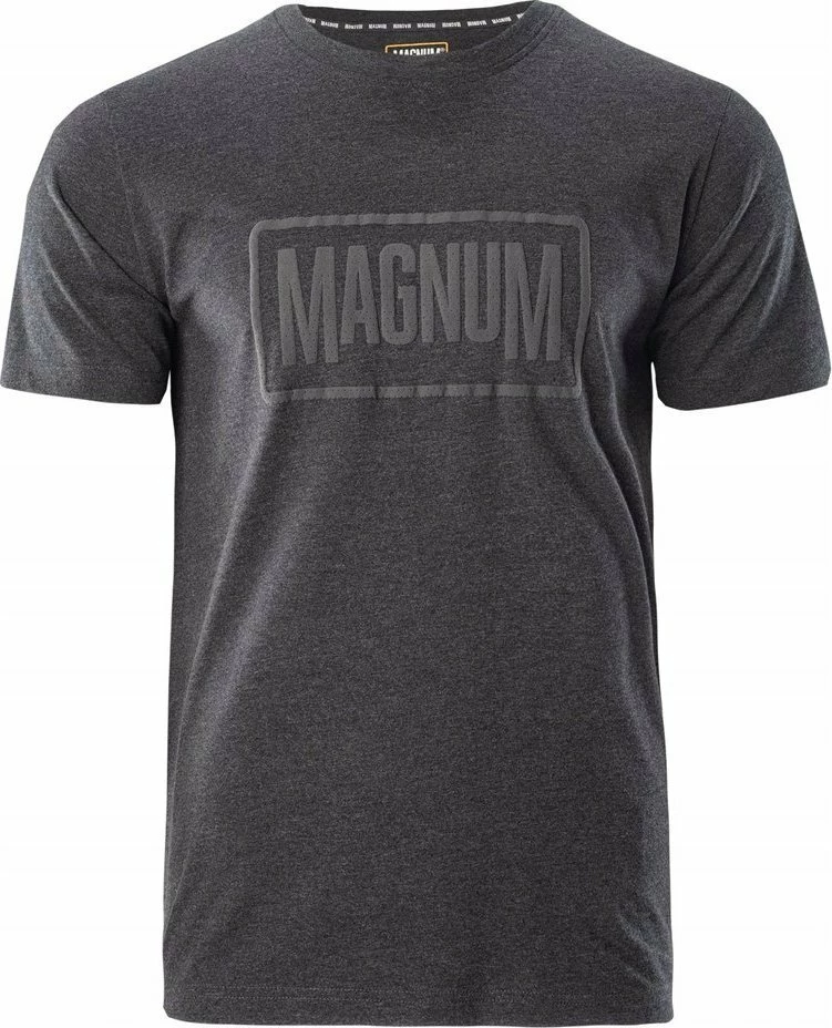 Maicë Magnum Essential T-Shirt 2.0, mëngë të shkurta, Regular Fit, madhësia M, e zezë melange