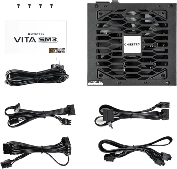 Furnizues rryme ATX Chieftec VITA SM3 BPX-850-C 850W 80 PLUS Bronze semi-modular, i zi