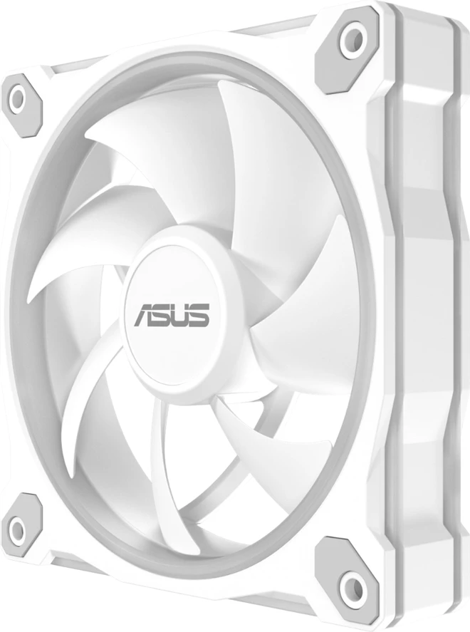Ventilator ftohës PC ASUS Prime MR120 ARGB 120x28mm PWM, i bardhë, 1 copë