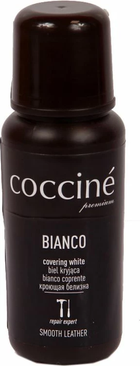 Emulsion mbuluese për këpucë Coccine, e bardhë