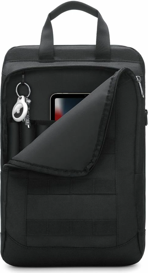 Mbështjellës Tech-Protect Rough për Apple AirTag me unazë, Zi