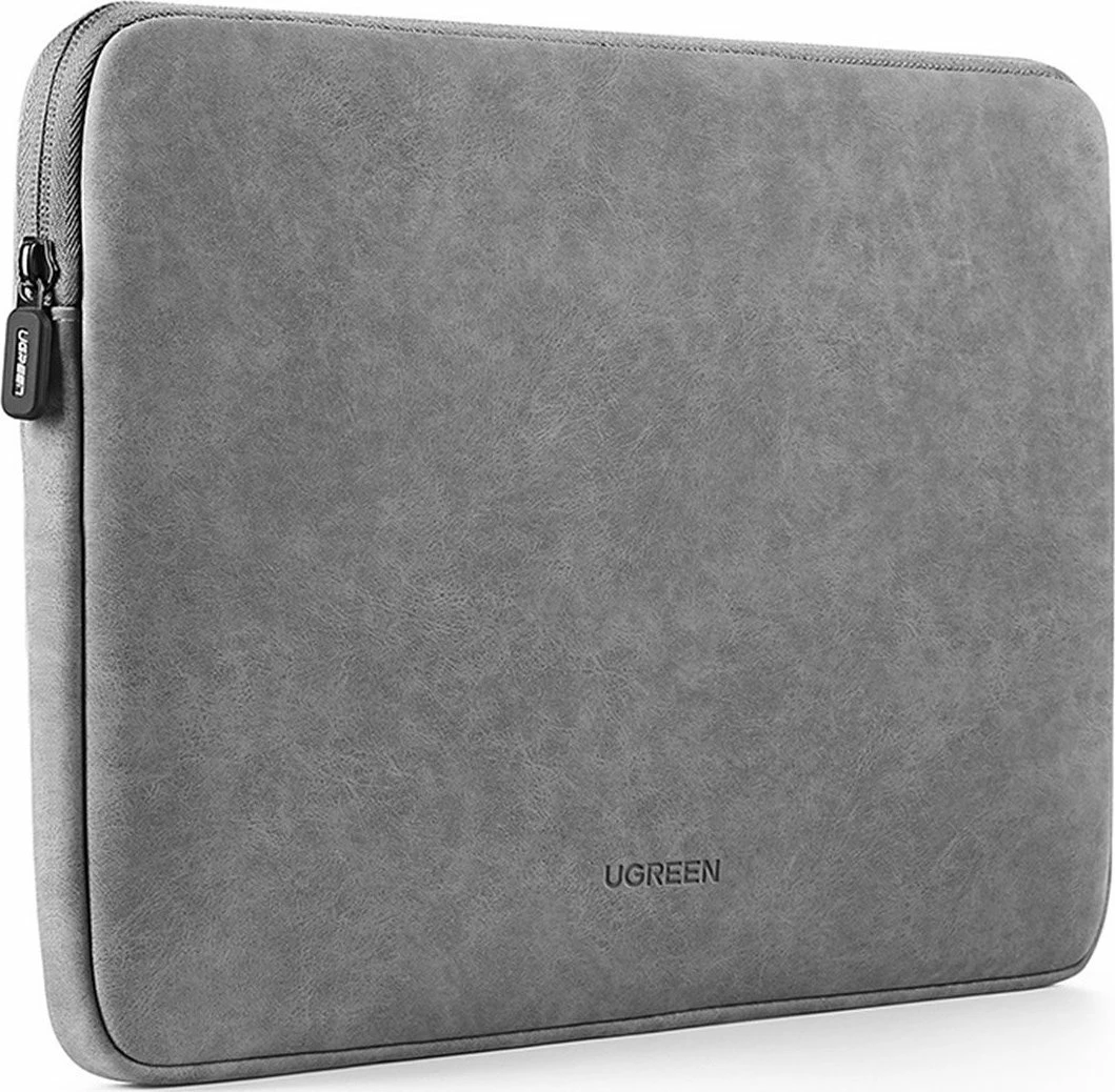 Çantë/mbështjellës laptopi Ugreen LP187 15\" me zinxhir, dorezë dhe rrip supi, gri