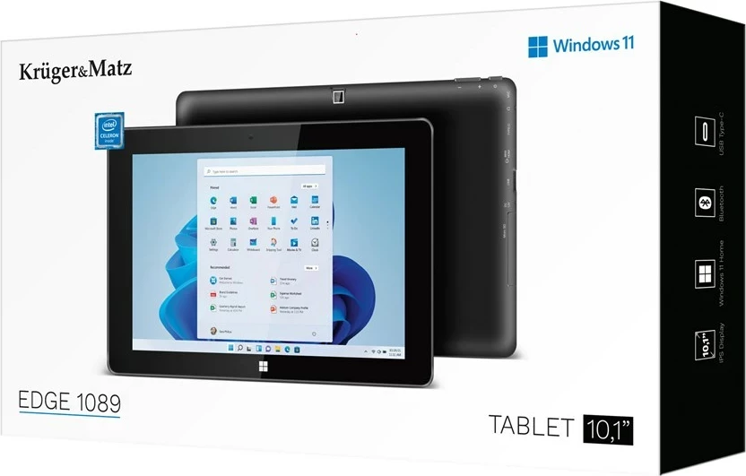 Tablet Krüger&Matz KM1089, 10.1", Intel Celeron N4020, 8 GB RAM, 256 GB, E zezë