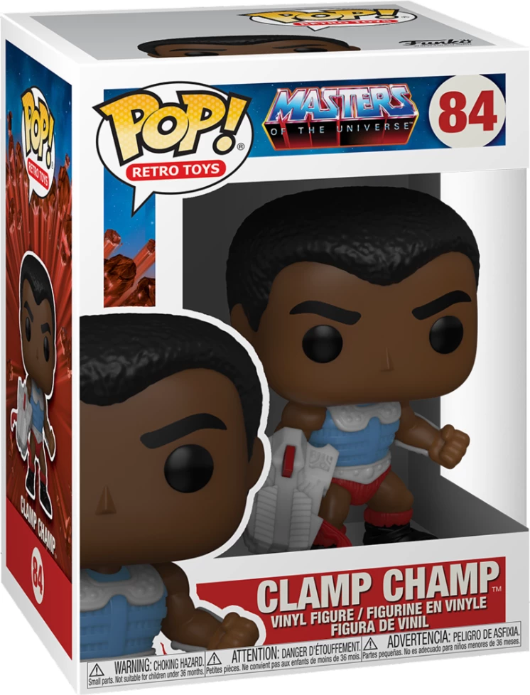 Figurinë koleksionuese Funko POP! Vinyl MOTU Clamp Champ