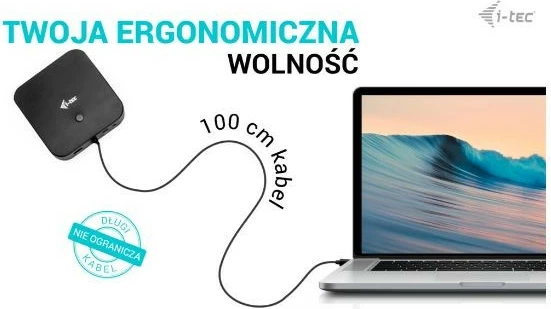 Docking station i-tec C31TRIPLE4KDOCKPDPRO, USB-C, HDMI, 2x DisplayPort, Power Delivery 100W, E zezë