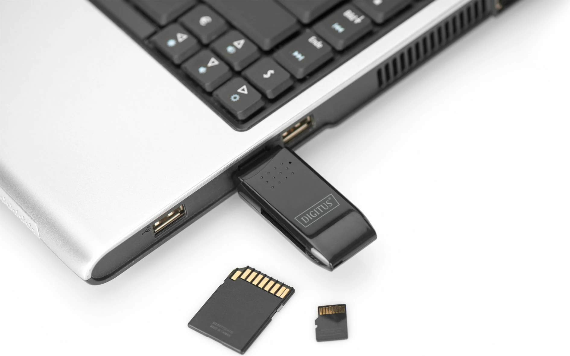 Lexues kartelash Digitus CardReader USB 2.0 SD/Micro SD, i zi