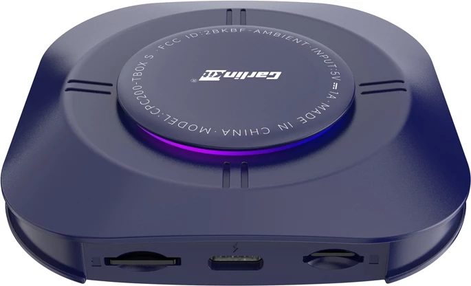 Adapter wireless Carlinkit TBOX-S2P për CarPlay & Android Auto, 64GB, i kaltër