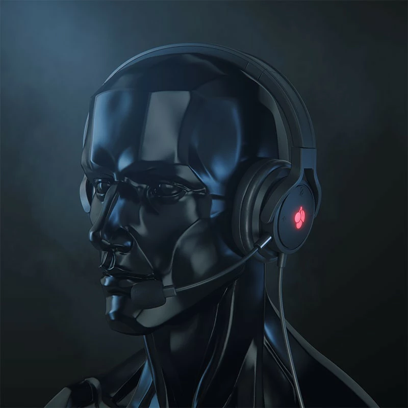 Kufje Cherry HC 2.2, me kabllo, 7.1, e zezë