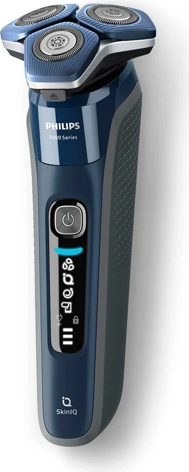 Makinë rroje Philips SHAVER Series 7000 S7885/50, Trimer, E zezë, Blu