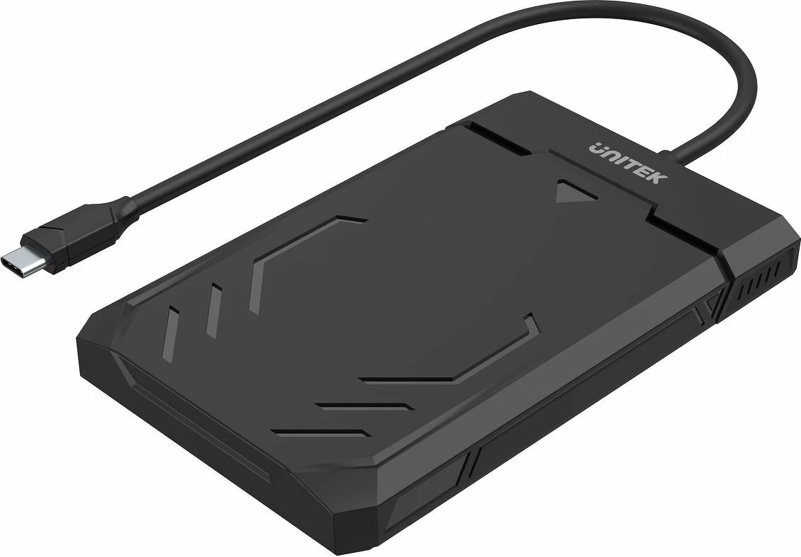 Kasë e jashtme për HDD/SSD 2.5" Unitek DiskGuard Raiden Y-3036A USB-C 5Gbps SATA III UASP, e zezë